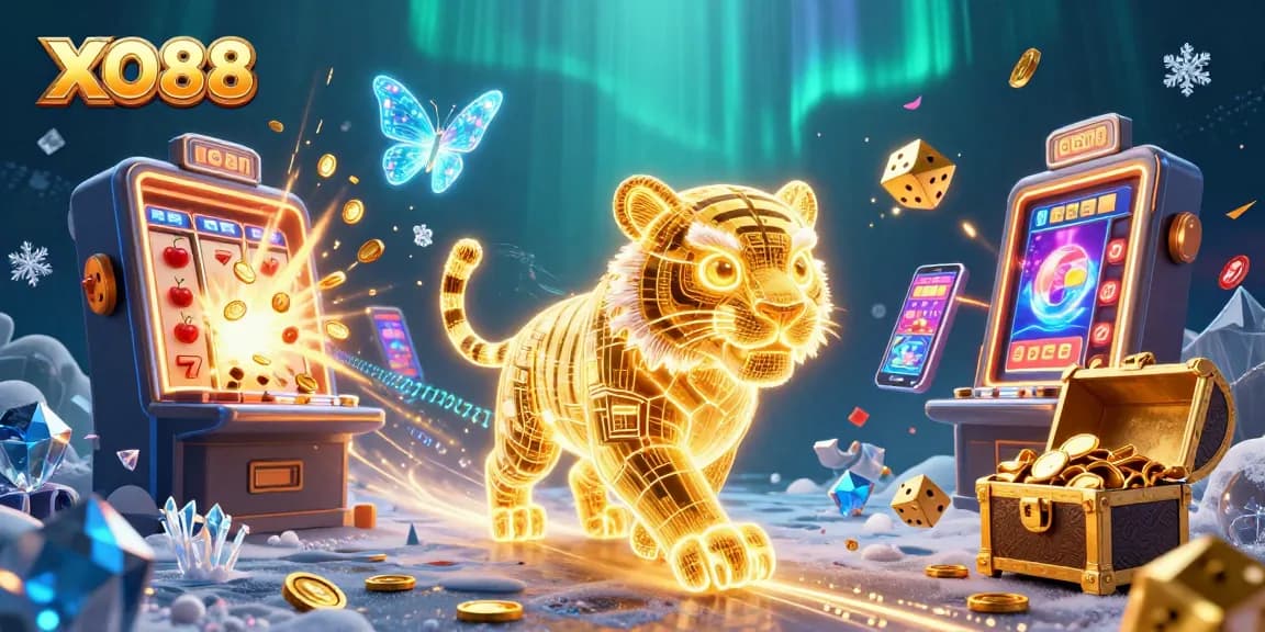 Experience thrilling wins with XO88 at a vibrant digital casino filled with dynamic gaming elements.