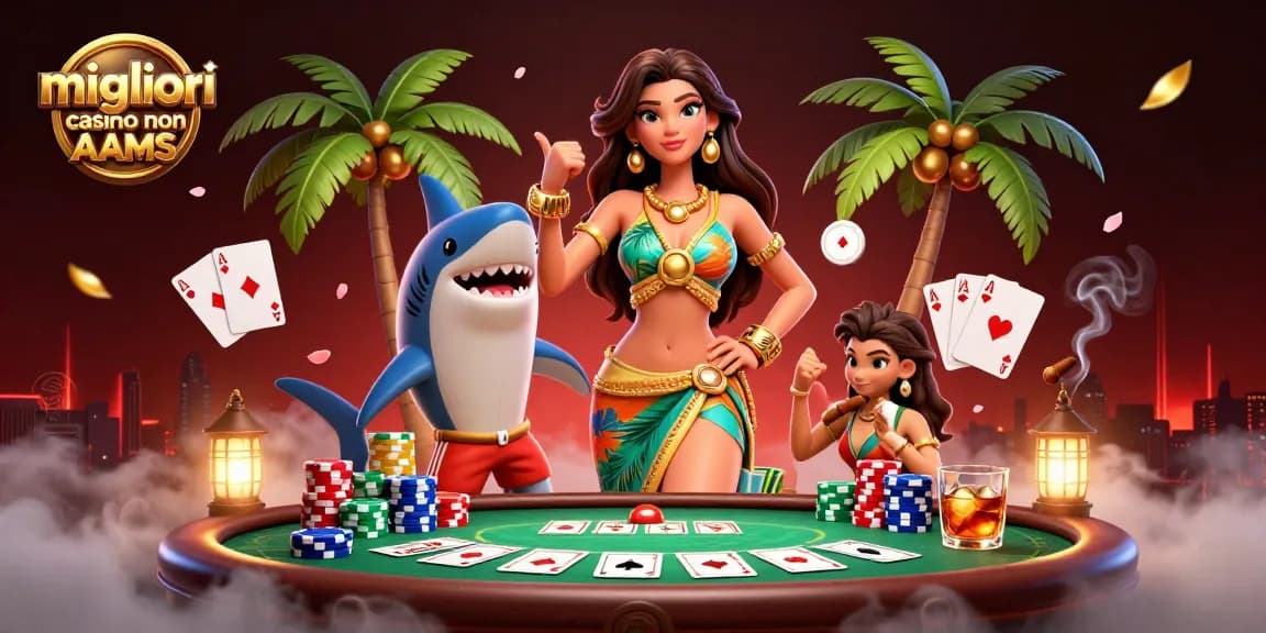 Scopri la migliore azione nei migliori casino non AAMS con elementi dinamici a tema poker.