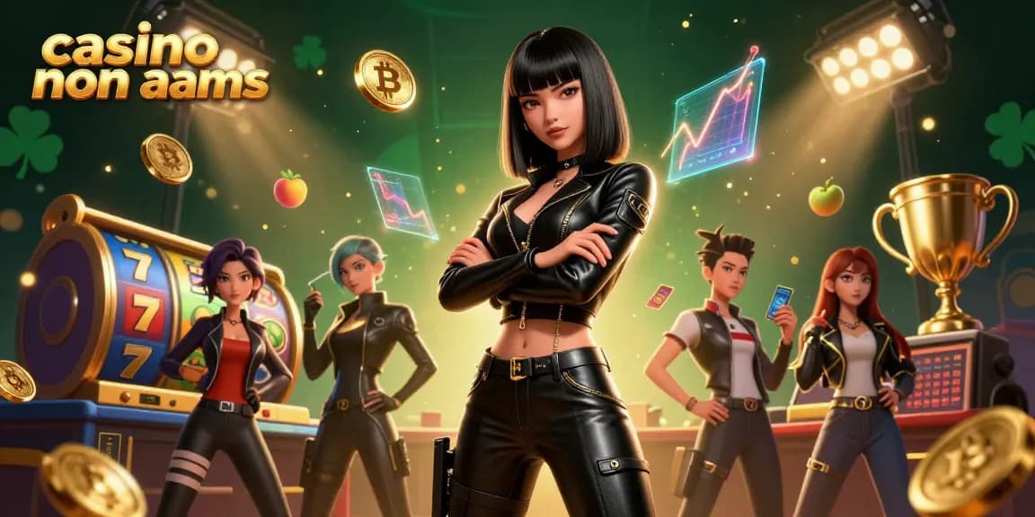 Scopri il gioco emozionante con i casino non AAMS in questa scena 3D vibrante e coinvolgente.