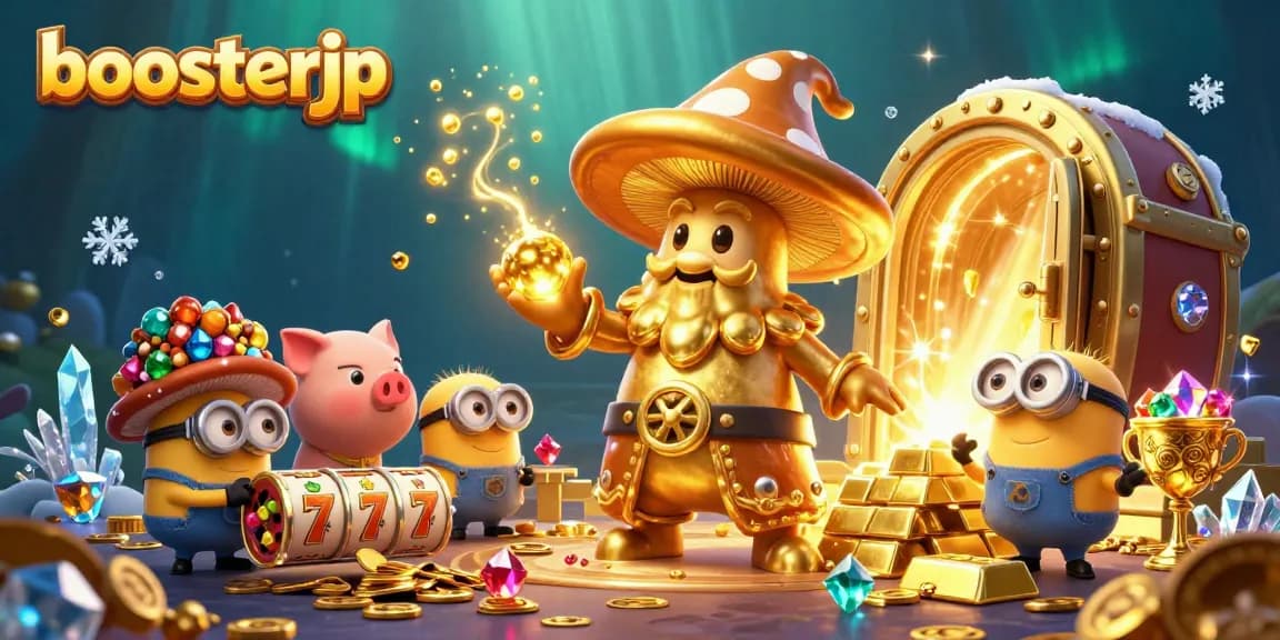 Boosterjp menciptakan slot jackpot yang cemerlang dengan jalan meraih kemenangan dan harta karun berkilau.