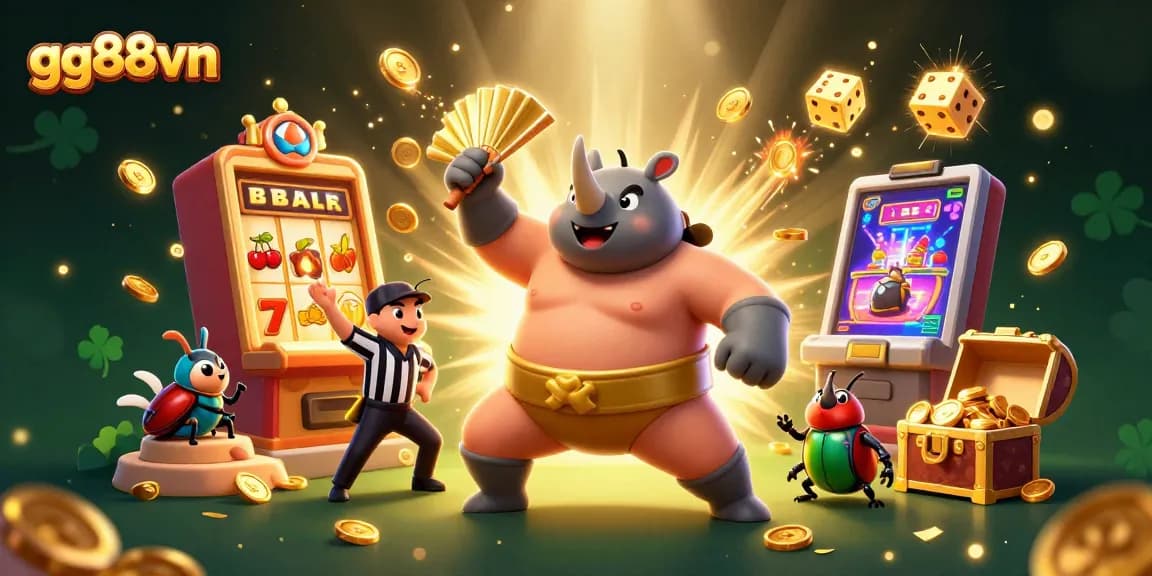 Experience the thrill of gaming with gg88vn, featuring a dynamic jackpot scene filled with excitement.