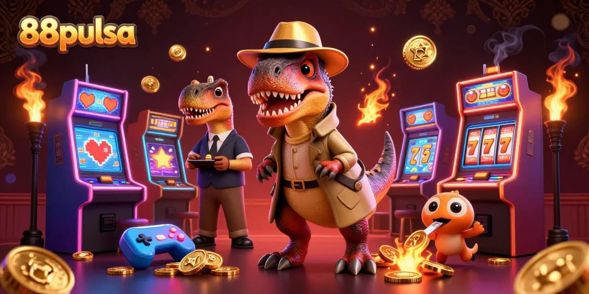 Experience thrilling slot action at 88pulsa with unique characters and vibrant gaming elements.
