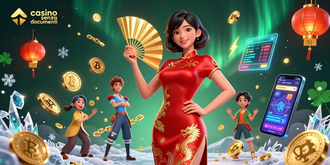 Gioca ai casino senza documenti con entusiasmo! Unisciti all'azione con monete scintillanti e decorazioni vivaci.