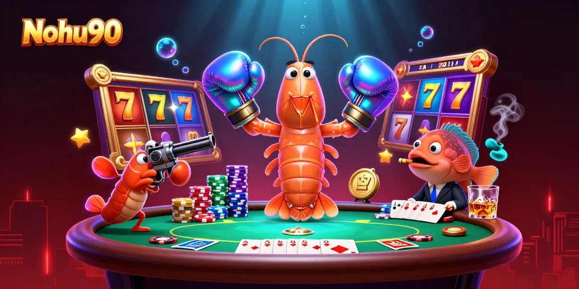 Nohu90 offers exciting jackpot gaming with vibrant characters and rich casino elements