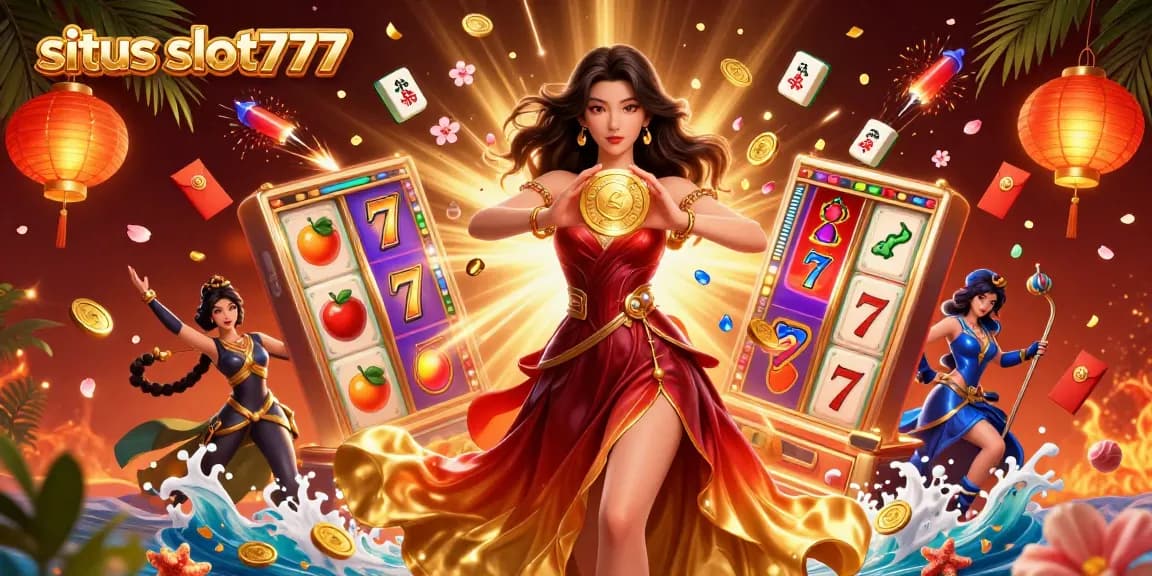 Spark excitement and win big with situs slot777 showcasing stunning slot reels and gems
