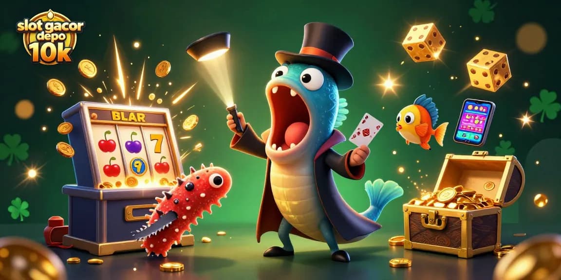 Menangkan jackpot di slot gacor depo 10k dengan visual dinamis pemenang dan simbol keberuntungan.