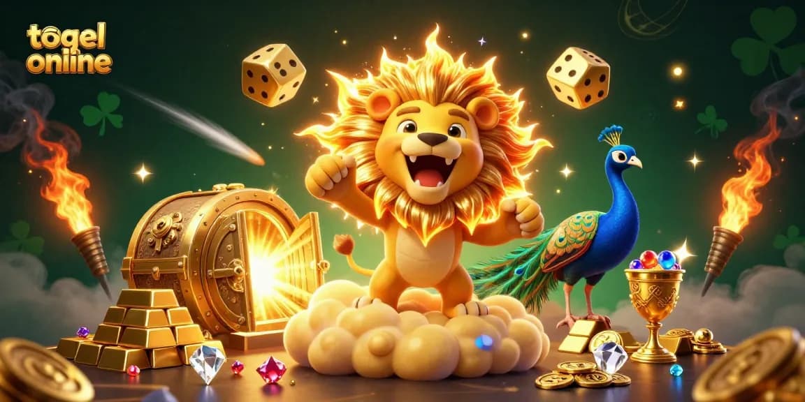 Experience engaging togel online gameplay with action-packed 3D visualization featuring vibrant characters and casino elements.