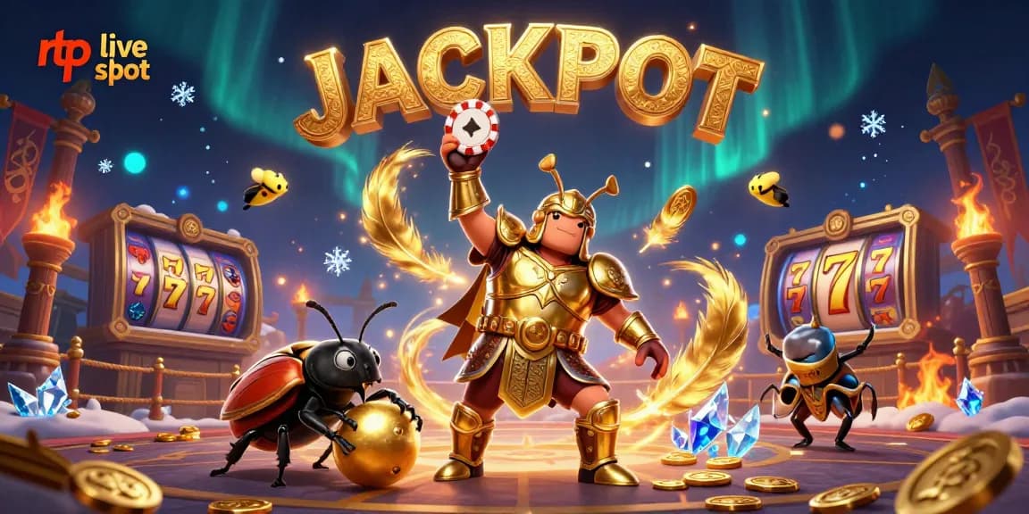 Engage in thrilling action with rtp live slot, featuring dynamic 3D characters and casino elements in vivid glory.