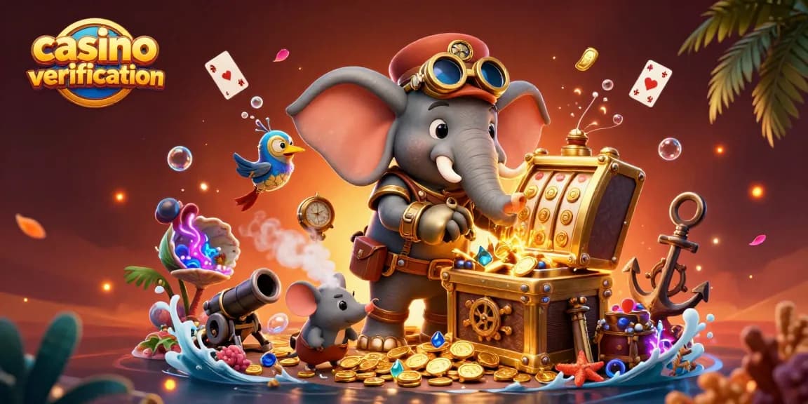 Jouez dans un casino sans vérification avec des personnages animés au cœur d'une scène riche en action.
