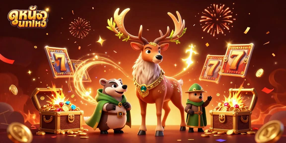 Engage in ดูหนังออนไลน์ through exciting character scenes featuring dynamic casino elements and visual flair.