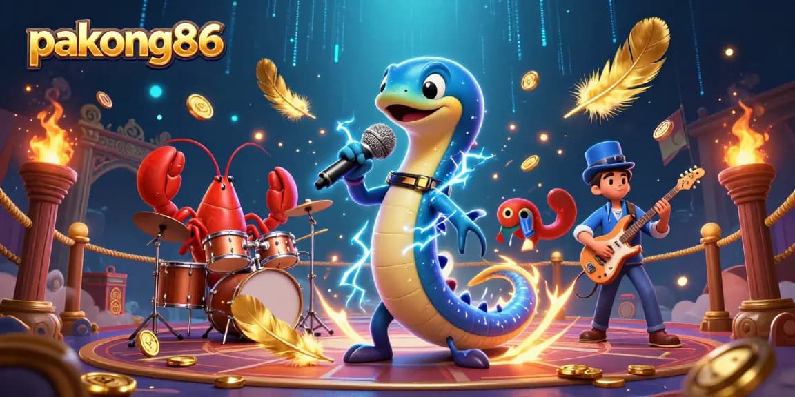 pakong86 showcases thrilling underwater casino DJ performance with electric eel and band