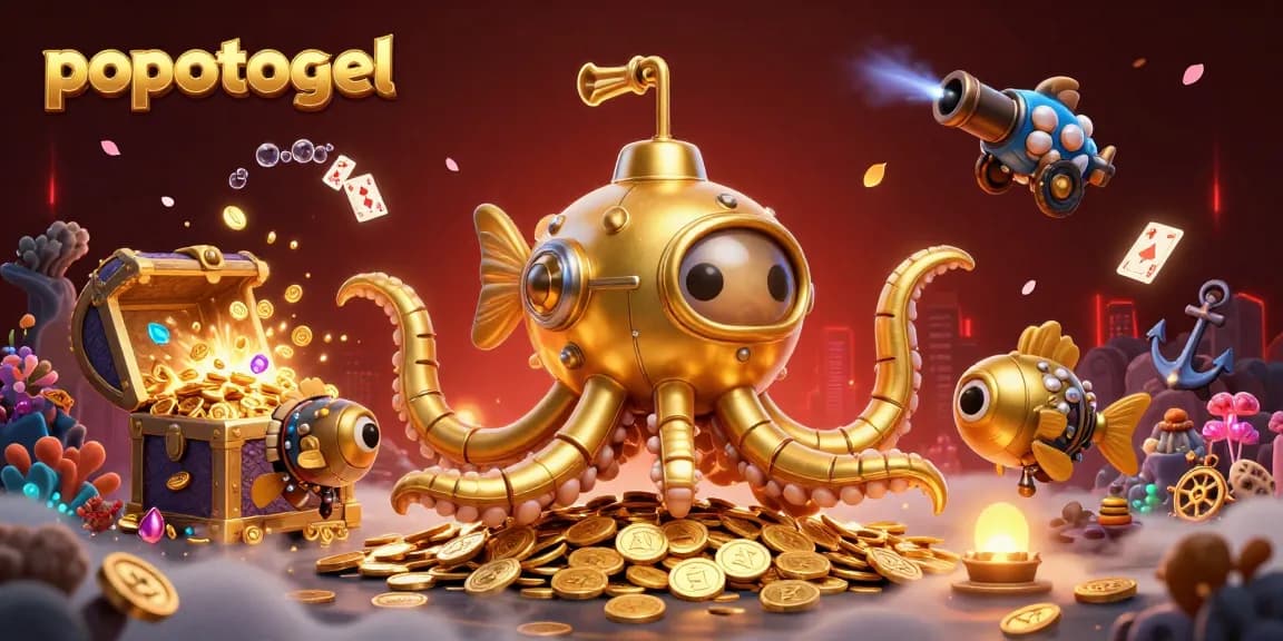 Experience the thrilling excitement of popotogel with a dynamic underwater casino scene