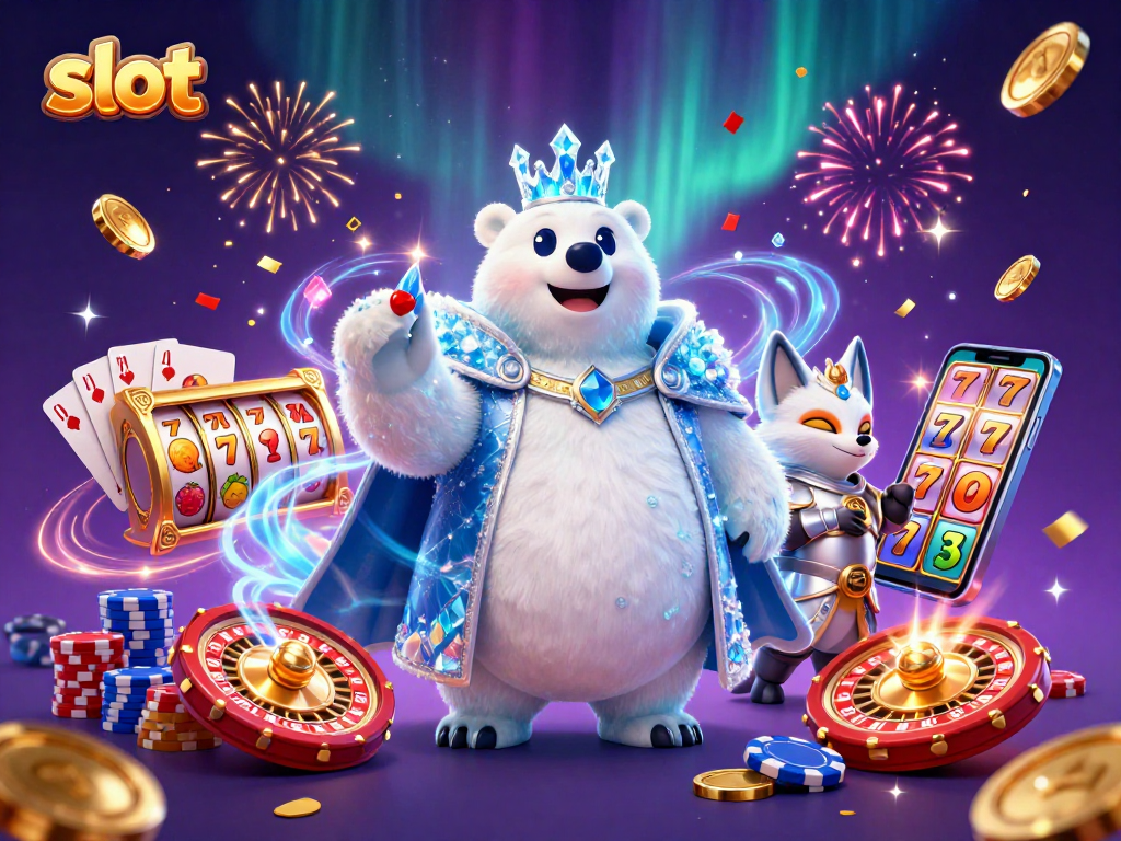 Raih kemenangan dengan slot yang menampilkan beruang kutub raja dan rubah salju dalam dunia kasino.