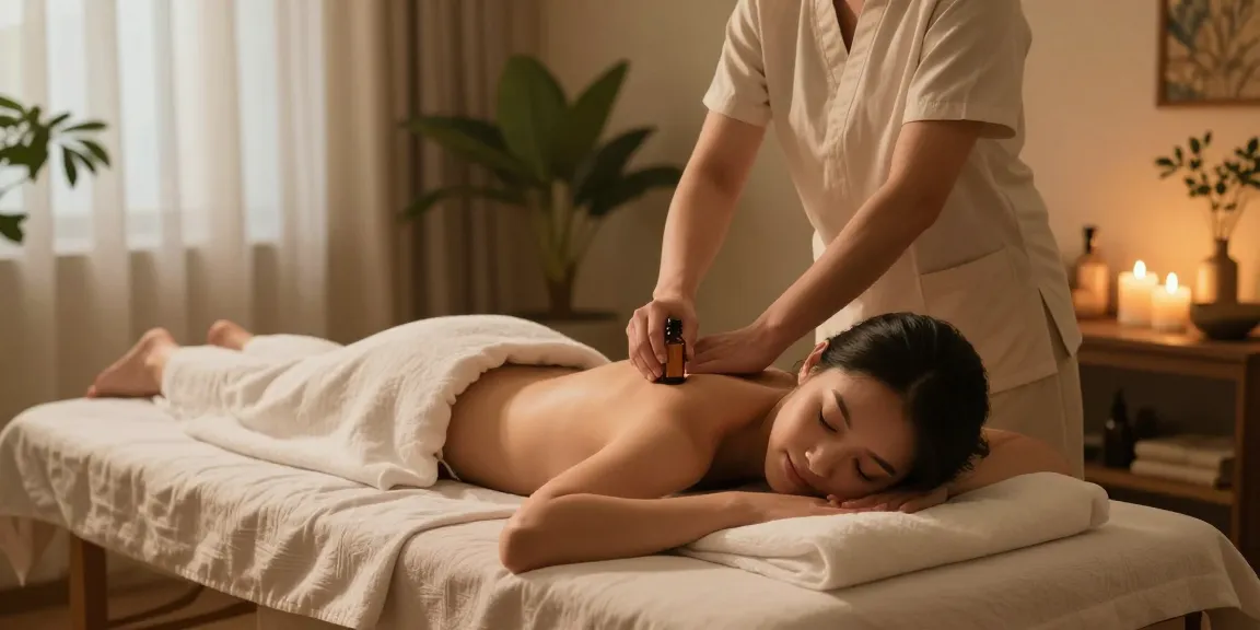 Experience relaxation with 양주출장안마 in a calming home spa setting.