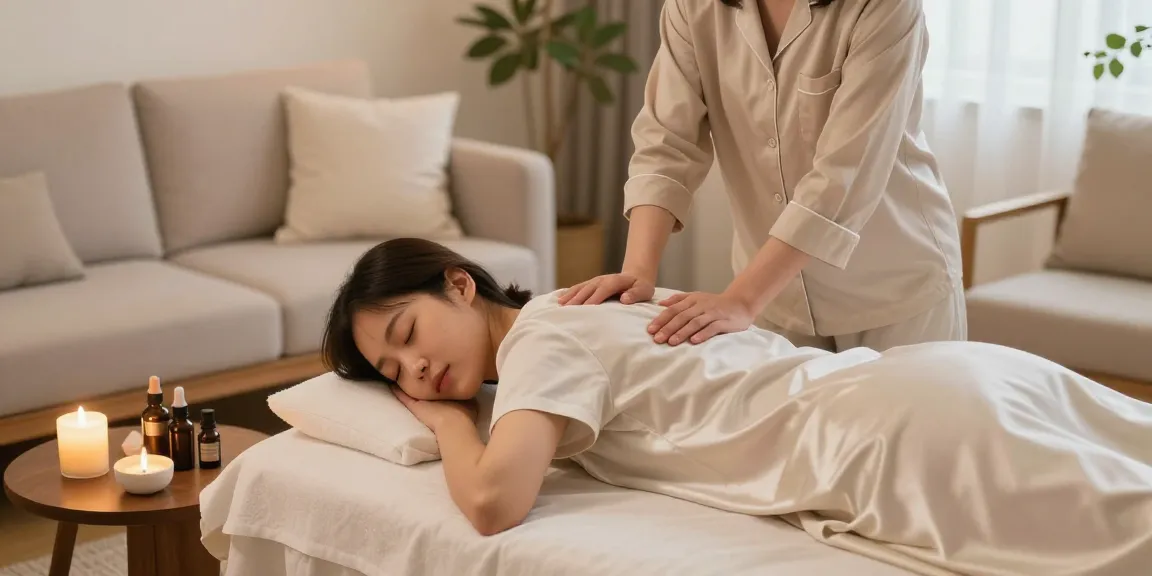Experience soothing 서울출장안마 massage in a cozy home setting with calming ambiance.