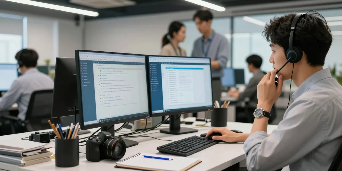 Professional Telus-Technical-Support team assisting customers in a dynamic office environment.
