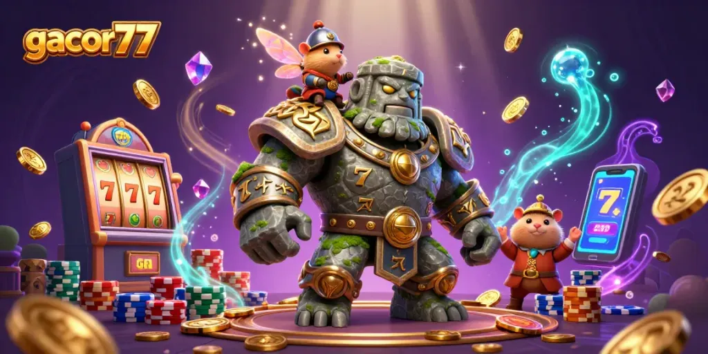 Gacor77 menghadirkan slot seru dengan karakter menarik dan efek permainan yang memukau!