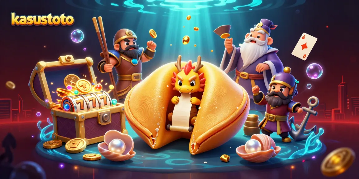 Menangkan jackpot di kasustoto dengan keberuntungan dari kue keberuntungan emas dan naga bijaksana.