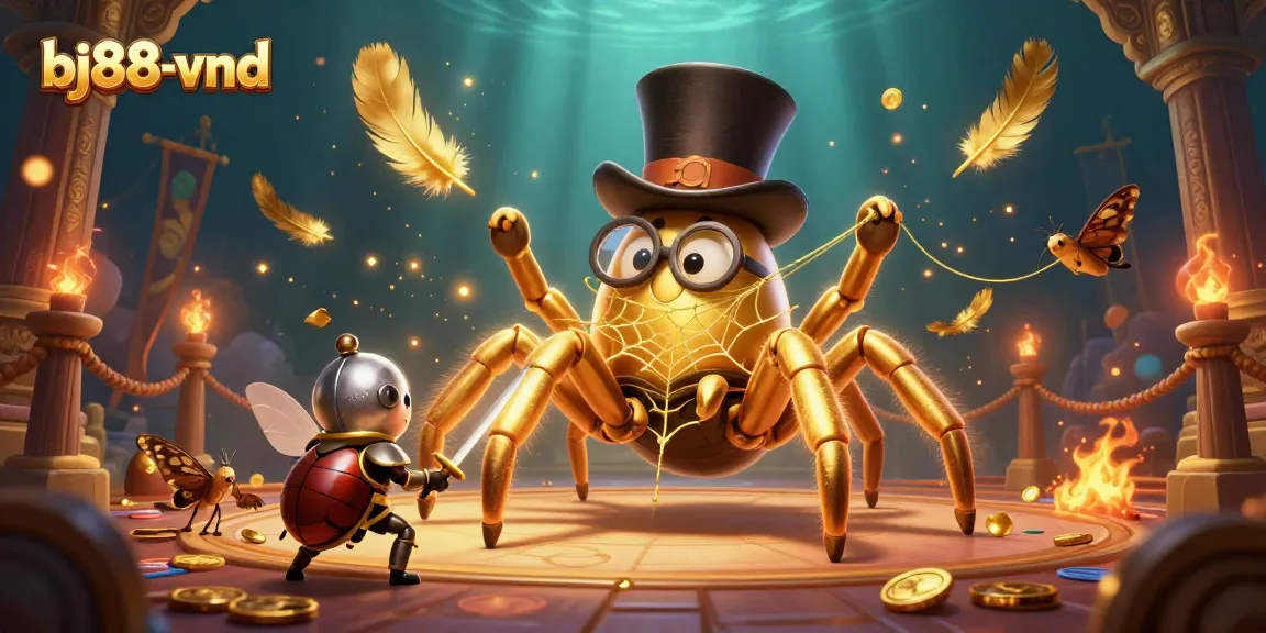 Experience thrilling gameplay at bj88-vnd with bold characters weaving a captivating casino atmosphere.