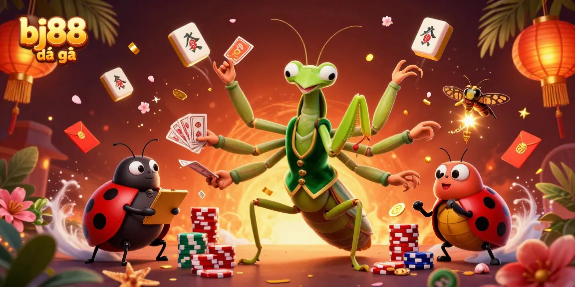 Experience the excitement of bj88 đá gà in a vibrant 3D casino scene filled with dynamic game elements.