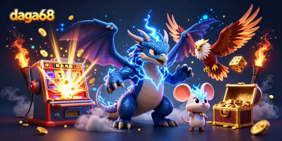 Experience live betting excitement with daga68 at a dazzling 3D gaming scene.
