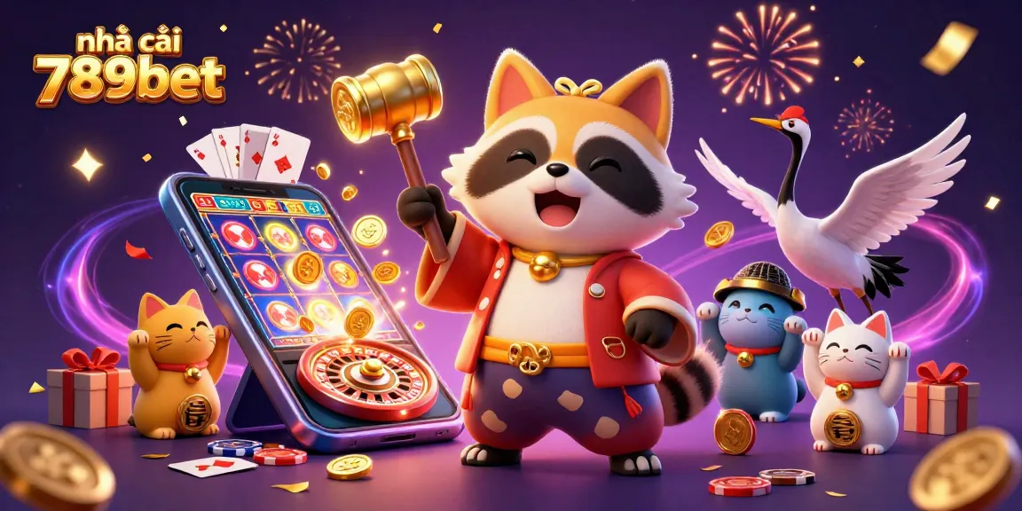 Experience thrilling games at nhà cái 789bet with vibrant characters and dynamic casino elements.