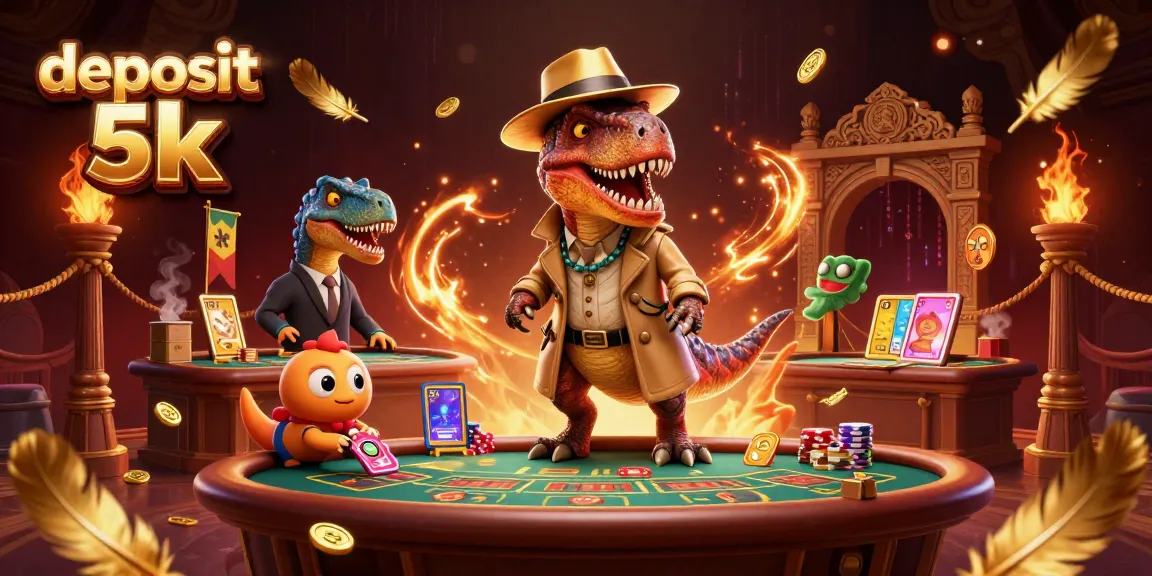 Watch the velociraptor card counter blend in at the blackjack table while managing a deposit 5k with excitement and flair.