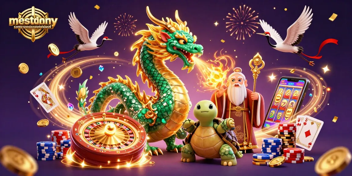 Experience the thrill of casino games at masonrycontractorstatenisland with vibrant dragon and lucky symbols.